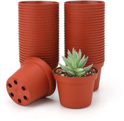 Paccottini in Plastica per Piante 50 Stuks - Piccole Poesie per Fiori - Paccottini per Seme - Per Semi di Piante - 7,5 cm di Diametro
