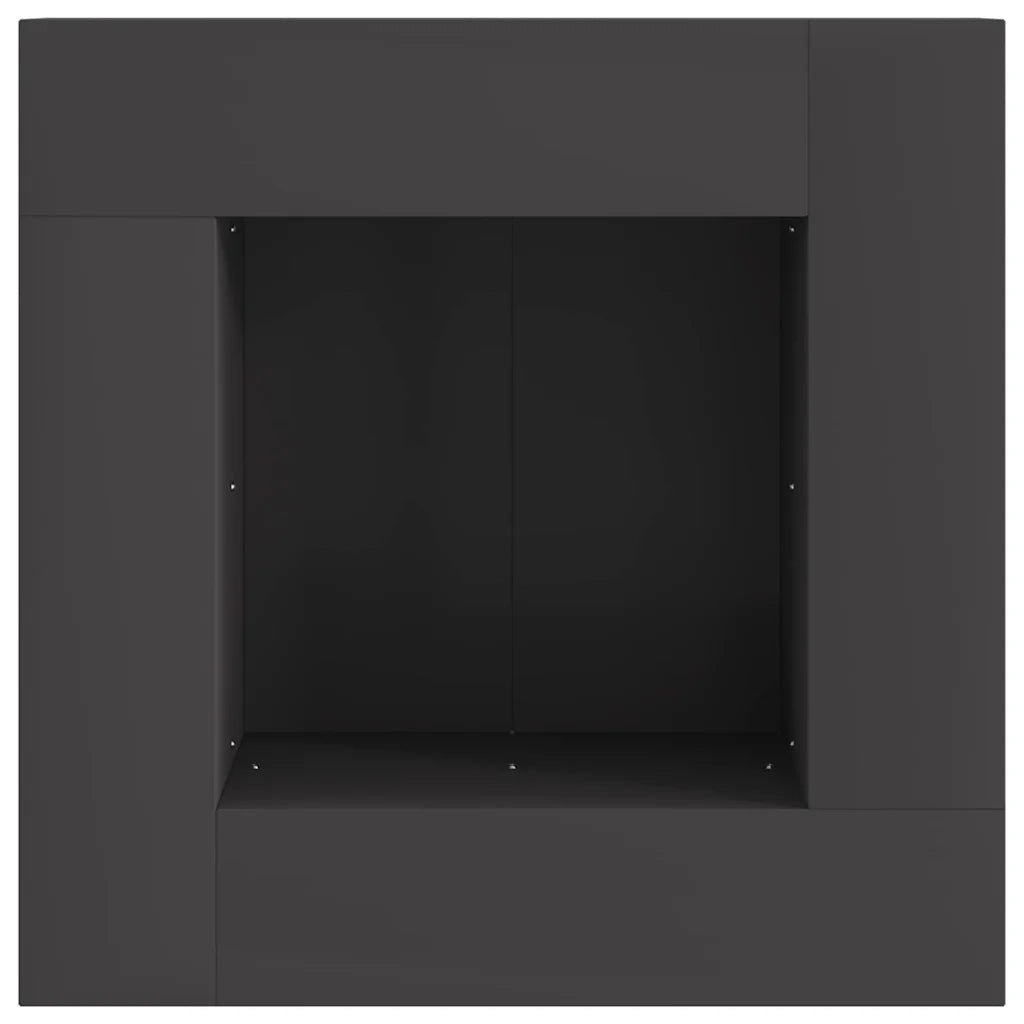Focolare Nero 60 x 60 x 30 cm Acciaio CFW6009899