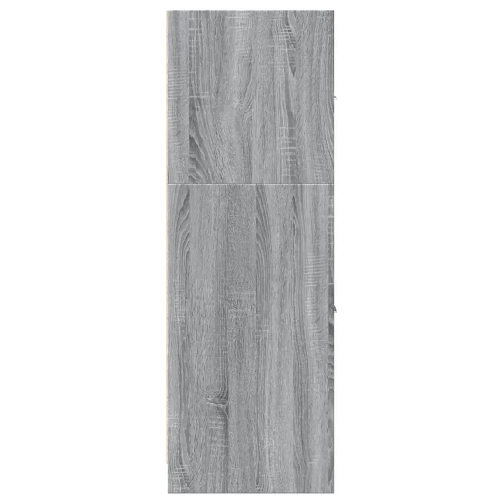 Armadietto da Farmacia Grigio Sonoma 40x41x118 cm in Truciolato 855201