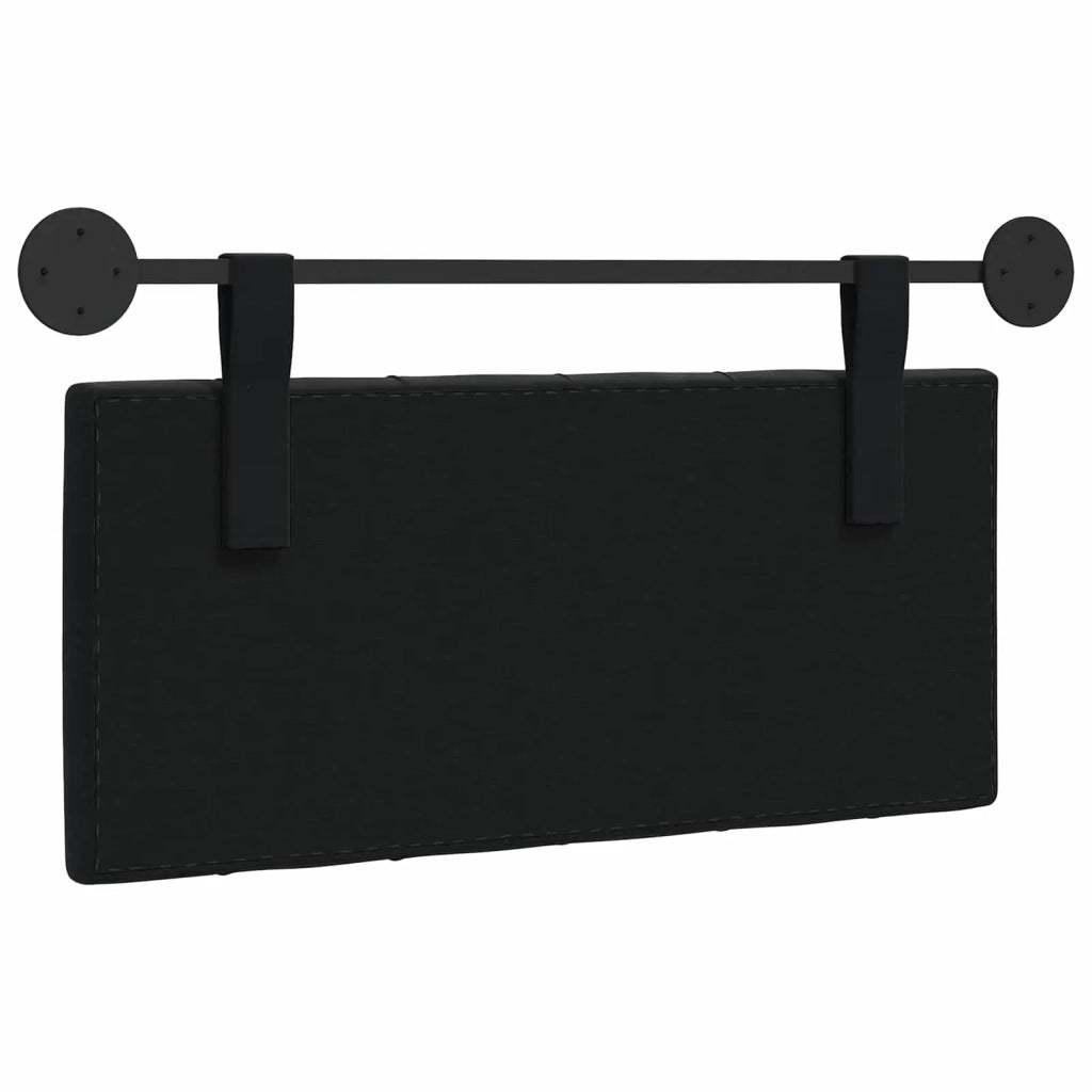 Testiera sospesa Con luce LED Nero Velluto