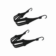 Due corde da bagagliazzo, cavo di espansione con ganci, 60-110 cm, cavo di espansione corto con chiusura a scorrimento per motocicletta e bicicletta.