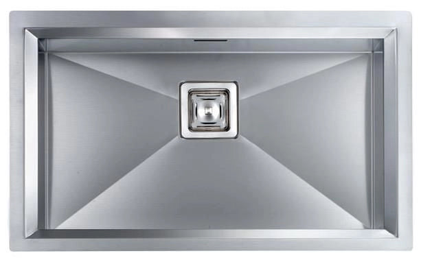CM glamour 77 x 45 Lavello ad incasso Rettangolare Acciaio inossidabile