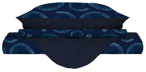 Copripiumino Singolo Double Face con Federe Stampato Vortex