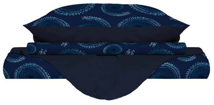 Copripiumino Singolo Double Face con Federe Stampato Vortex