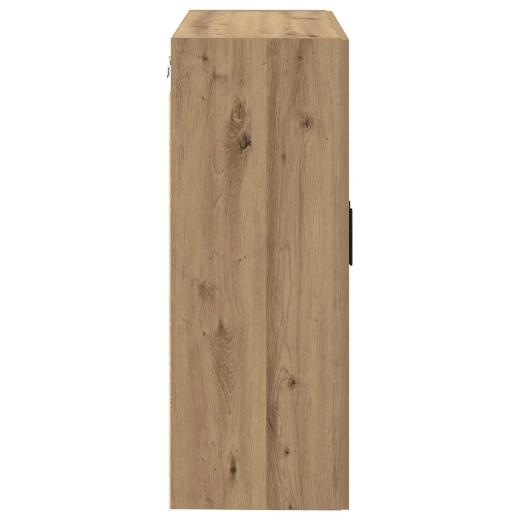 Mobiletto a muro 2 pcs Rovere artigianale 69,5 x 34 x 90 cm 3394531