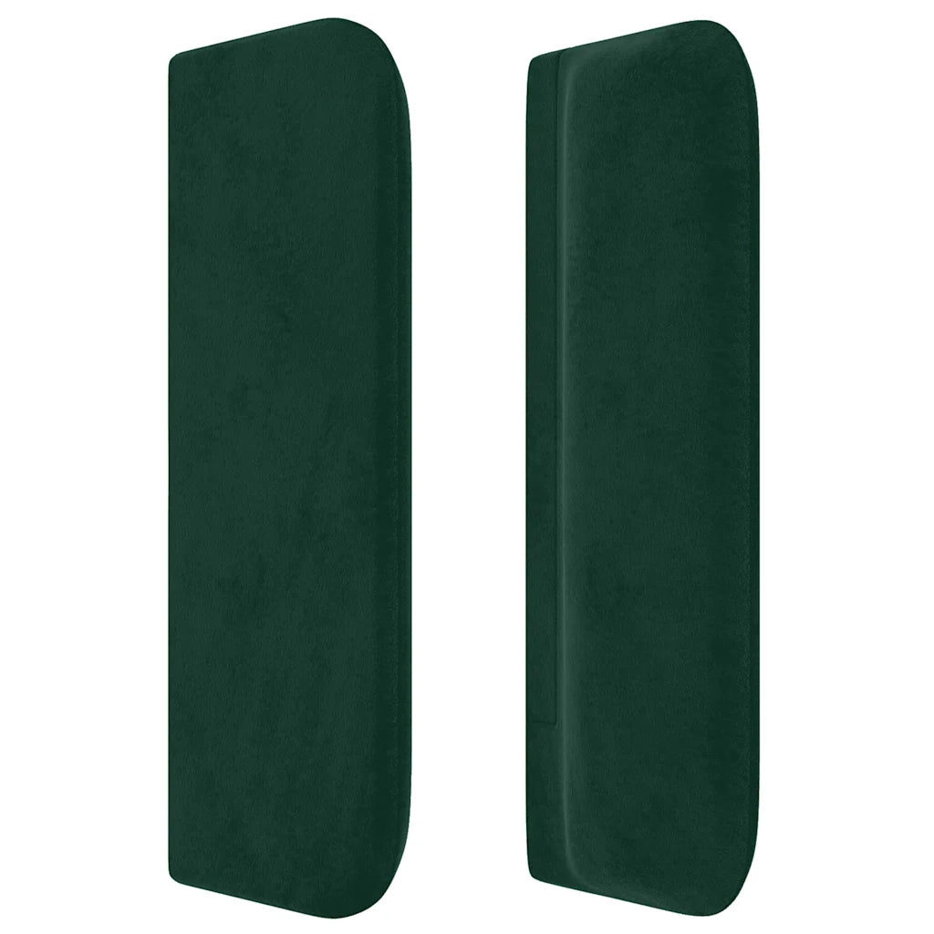Testiera ad Orecchio Verde Scuro 83x16x78/88 cm in Velluto 3119039