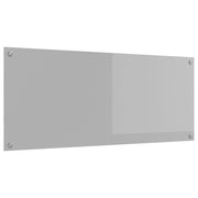 Schienale da cucina Grigio chiaro 120 x 50 cm vetro temperato 42001308