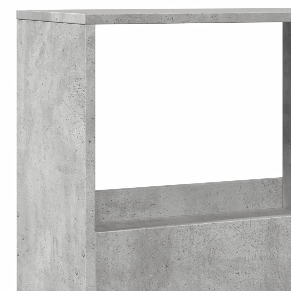 Divisorio Ambienti | Divider per stanze | Paravento Grigio Cemento 100x33x155,5 cm in Truciolato