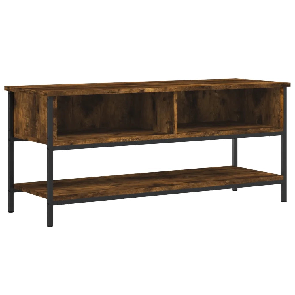 Mobile Porta TV Rovere Fumo 100x35x45 cm in Legno Multistratocod mxl 94907