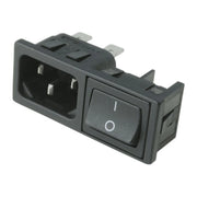 INTERRUTTORE + SPINA NERA 10A