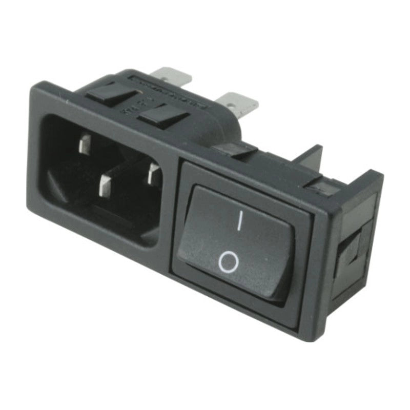 INTERRUTTORE + SPINA NERA 10A
