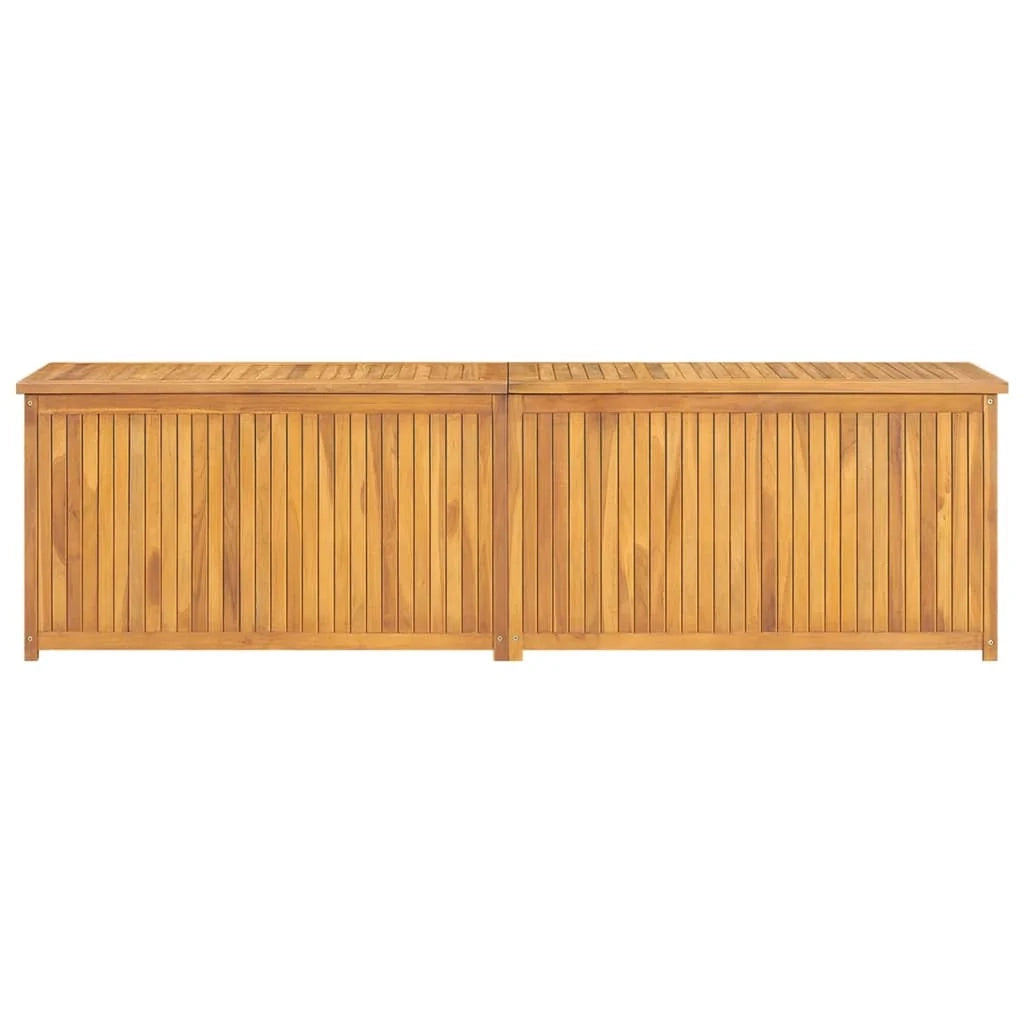 Baule da giardino 200 x 50 x 55 cm in legno massello di teak 02_0012990