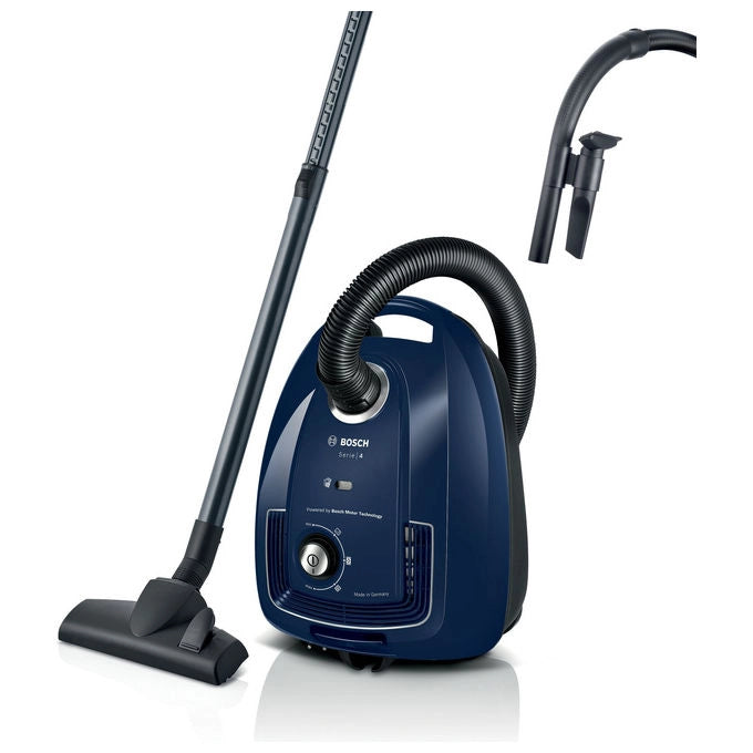 Bosch, Aspirapolvere a Sacco Serie 4 BGL38BU1, 600W, Blu
