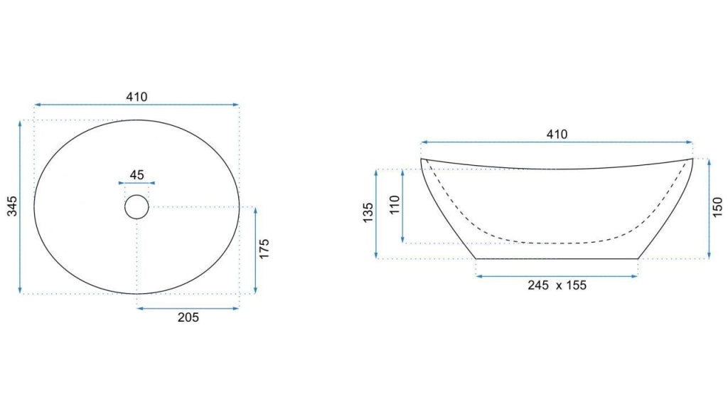 Lavabo Da Appoggio Rea Sofia Brush Gold