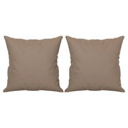 Cuscini Decorativi 2 pz Tortora 40x40 cm in Tessuto Microfibra CFW8093886