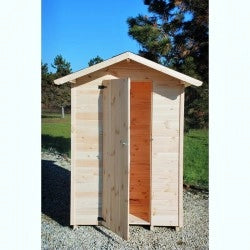 Casetta Ricovero Attrezzi da Giardino in Legno, Doghe Spessore 16 mm. Modello C130S