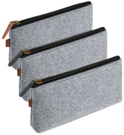 Contenitori per matite e pennarelli 3 pezzi - Pelle - Contenitori di archiviazione per matite/pennarelli - Compatti e riciclabili - Dimensioni 9,6 cm x 21,6 cm - Leggeri e facili da pulire - Contenitori di archiviazione