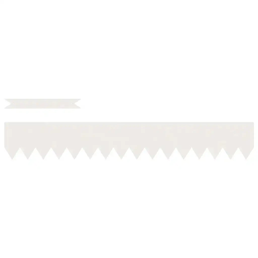 Bordura per Prato 20 pz Bianco 100 x 0,05 x 15 cm CFW2616978