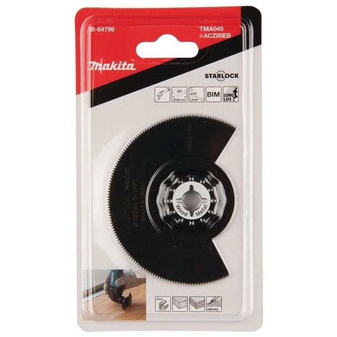 Makita B-64799 lama per sega a gattuccio, sega a traforo e sega universale Bimetallo 1 pz