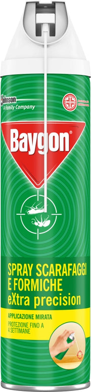 Baygon SPRAY EXTRA PRECISION SCARAFAGGI & FORMICHE  ml. 400 12.00 pz