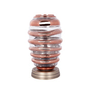 Lampada da tavolo Aladin II in vetro e rame