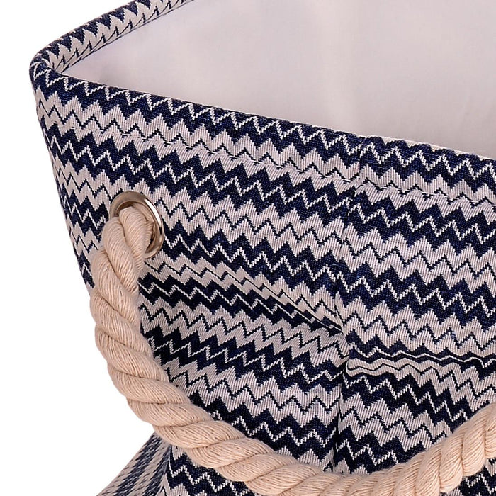 Set 2 Contenitori Tessuto 44x28H cm