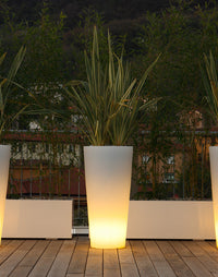 Vaso Luminoso Ø37,5x102 cm in Resina Arkema Tondo 102 SL