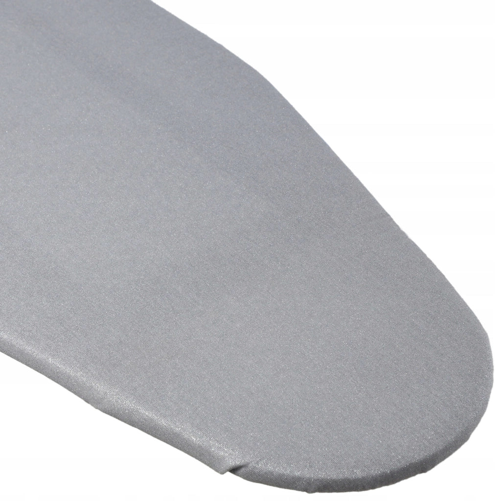 Copriasse da stiro KADAX 140x50 cm in cotone, colore argento.