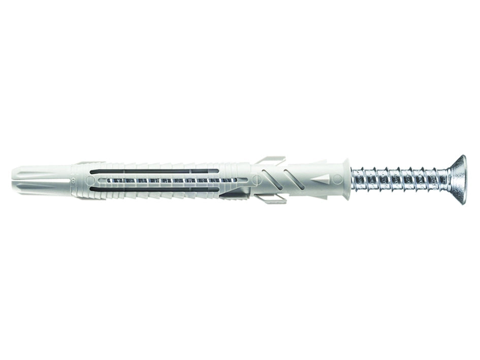 TASSELLO IN NYLON PROLUNGATO CON VITE TORX TSP T88/V- - ø mm.10x100 - 50 pezzi ELEMATIC