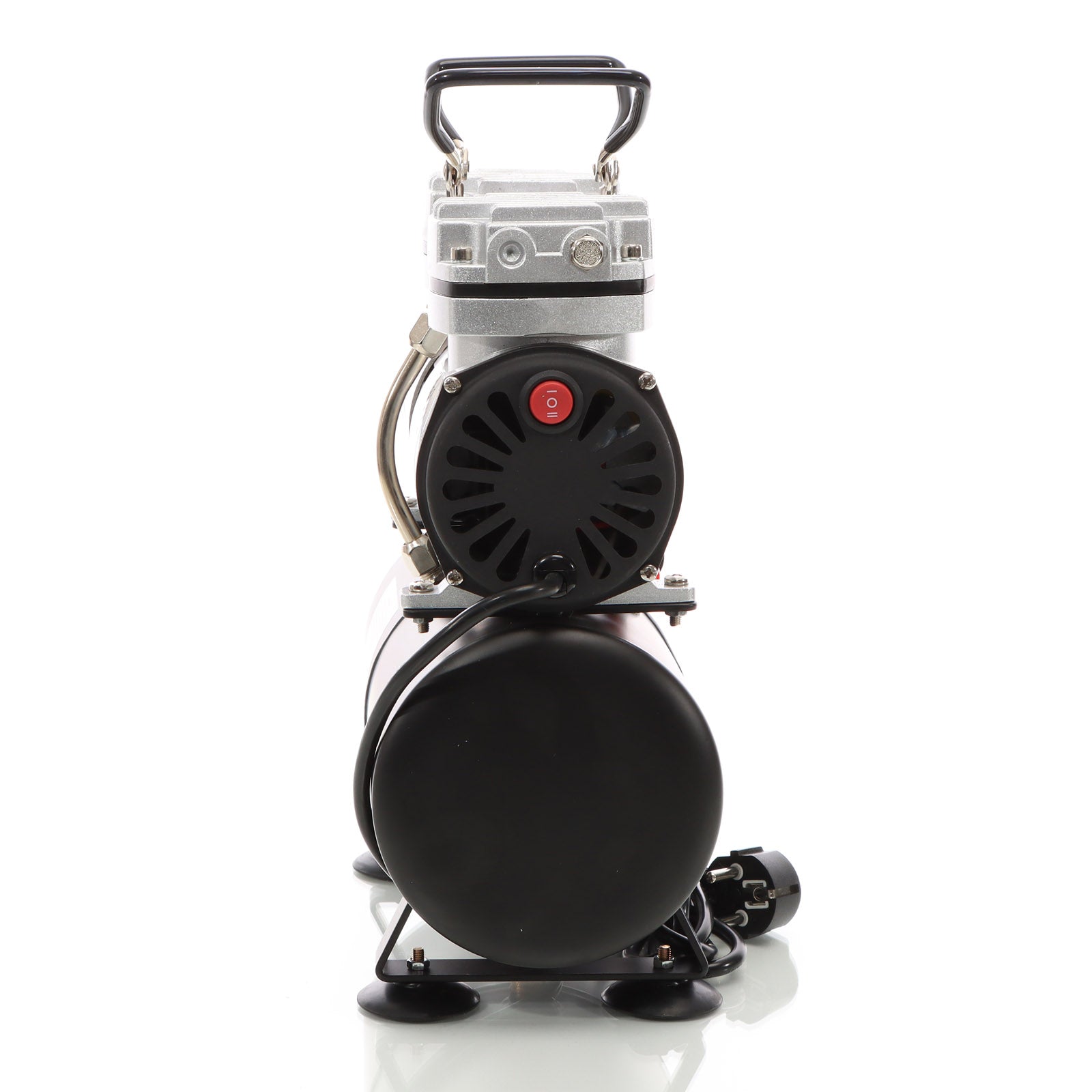 Compressore per aerografo AS196 con serbatoio aria 2 cilindri 6 bar Spegnimento automatico