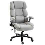 Sedia da Ufficio con Supporto Lombare ¨C Xylo ¨C Braccioli Ribaltabili, Grigio Chiaro