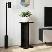 Supporto per piante Rovere Nero 25 x 25,5 x 60,5 cm 899660