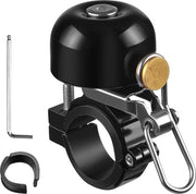 Accessorio da sella per bicicletta con suono acuto e chiaro - Superiore a 80DB - Adatto per manubri da 08 a 1 pollice - In alluminio e lamiera - Per biciclette da corsa, mountain bike, stadsfiets e e-bike.