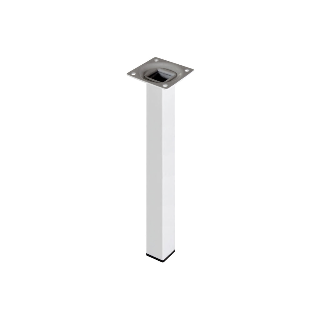 Piede quadro "Element System" - 25x25 - H.100 mm. - bianco