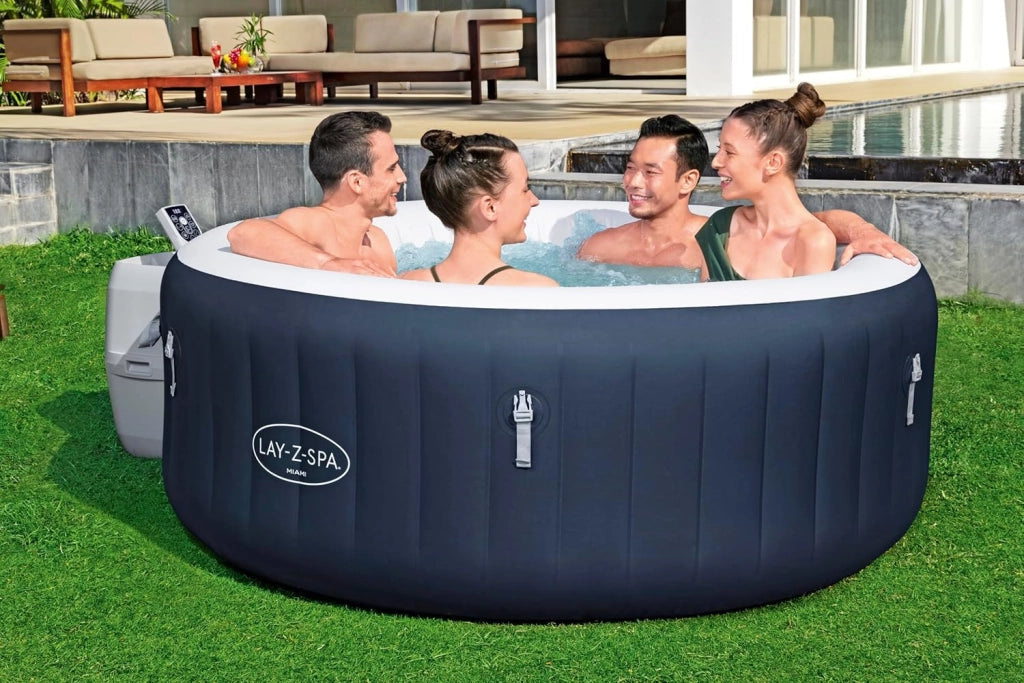 Idromassaggio Lay-Z-Spa Miami AirJet, 2-4 persone, blu