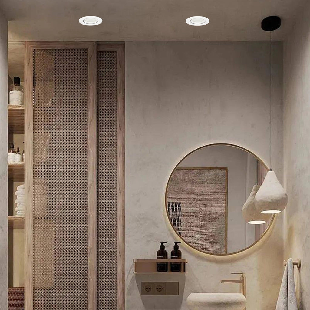 Faretto incasso Lagos orientabile GU10 bianco IP65