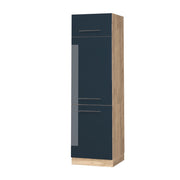 Vicco Armadi da cucina Blu scuro lucido 60 cm
