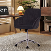 Sedia da Ufficio Ergonomica Girevole con Schienale ¨C MINIMAL ¨C Nero, Regolabile in Altezza