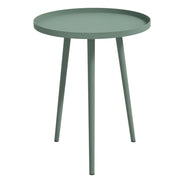 Tavolino da giardino ¨C Zephmum ¨C Verde, Acciaio, 40x40x50 cm