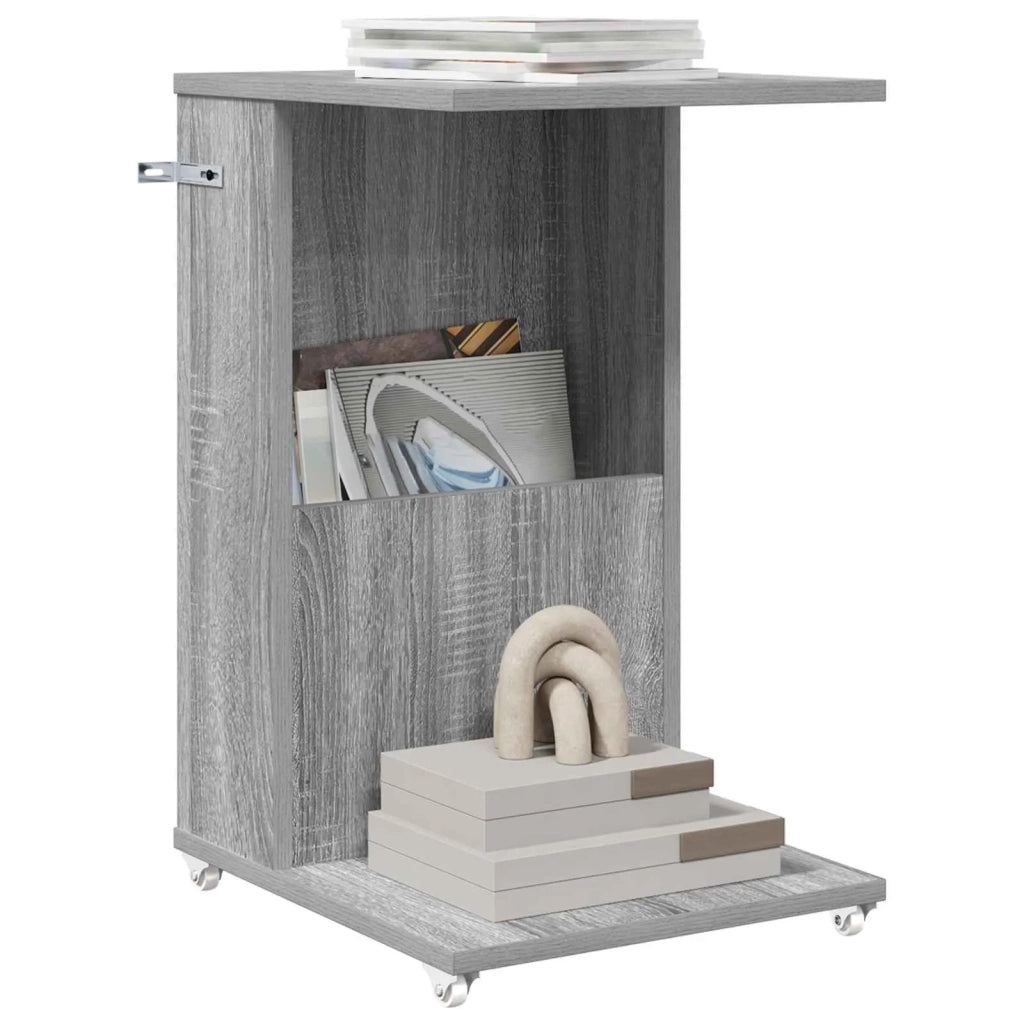 Tavolo laterale Grigio Sonoma 40 x 35 x 60 cm Legno multistrato