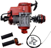 Cilindro con Grande Foro - Sostituzione per 2 Tempi 43cc/47cc/49cc/52cc - Mini Motocicletta a Cassetta - Alta Qualità Alluminio - Facile da Installare - Motore