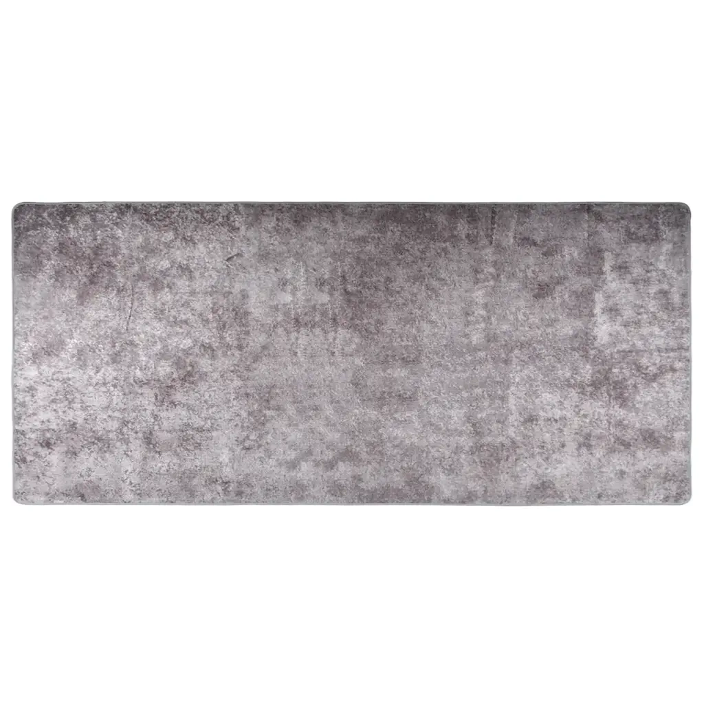 Tappeto Lavabile 80x300 cm Grigio 337959