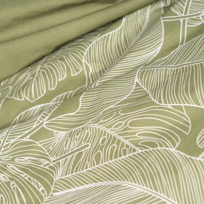 Set di letti - oggi Sunshine - 240x260 cm - 2 persone - Cotone con stampa floreale