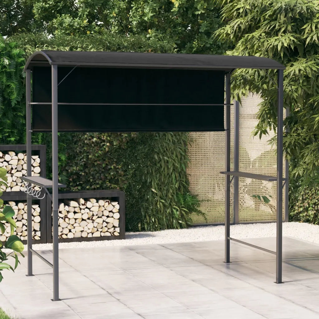 Gazebo | Pergolato con Tetto 220x110x200 cm Antracite