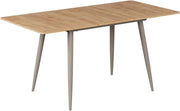tavolo da pranzo allungabile Beaver, Rovere Goldkraft/Grigio, 120 x 80 cm Estensibile, per un utilizzo flessibile come tavolo da pranzo o da lavoro