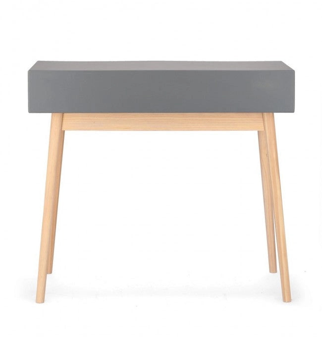 Consolle 2 Cassetti 90x40x79 cm Ordinary in Legno Grigio