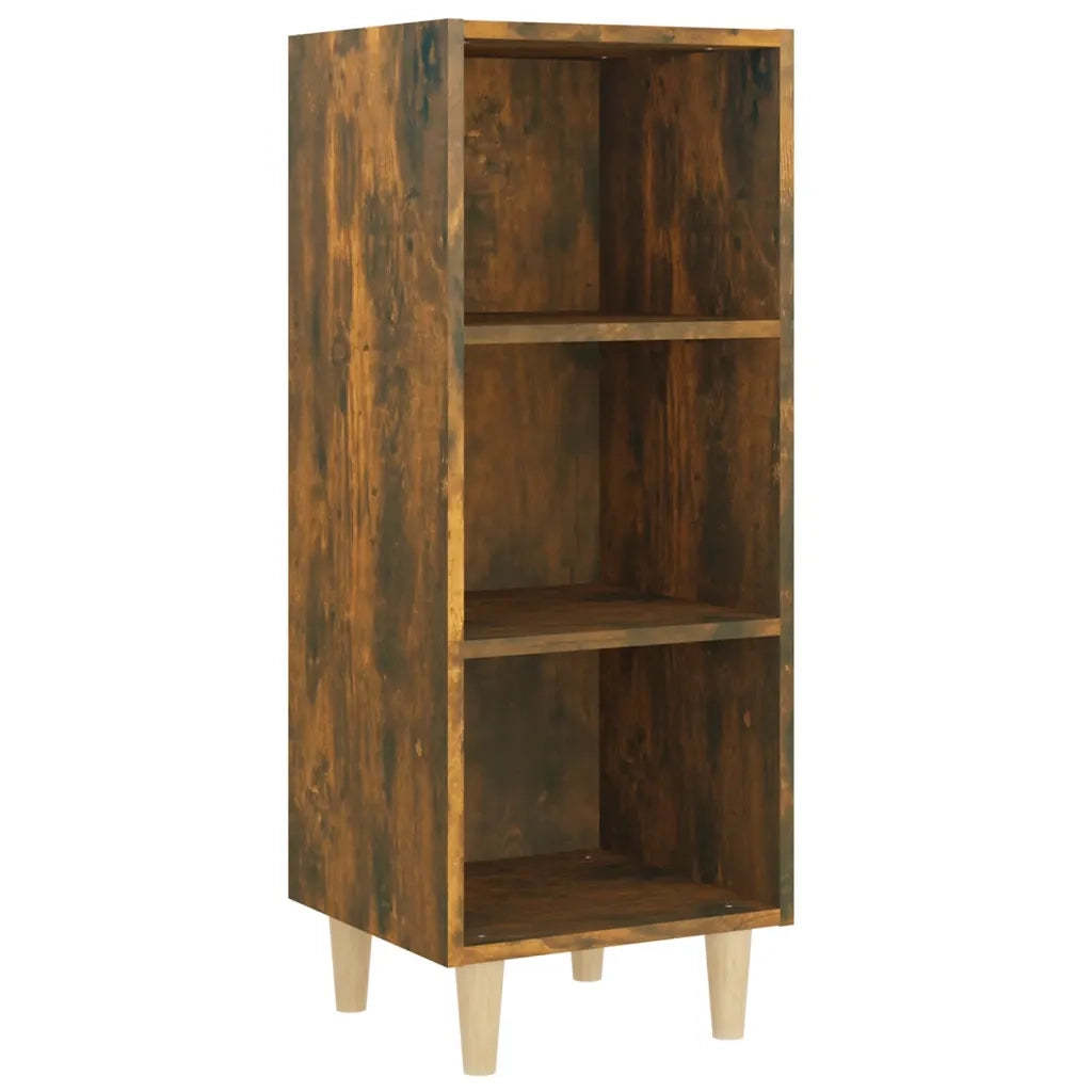 Credenza Rovere Fumo 34,5x32,5x90 cm in Legno Multistrato cod mxl 25854
