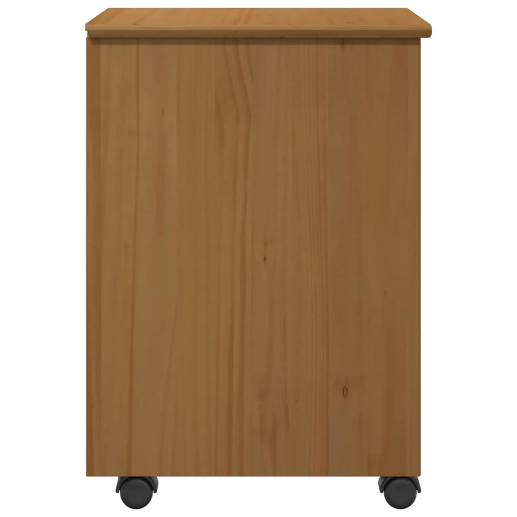 Mobile con Ruote MOSS Marrone Miele 34 x 39 x 56 cm