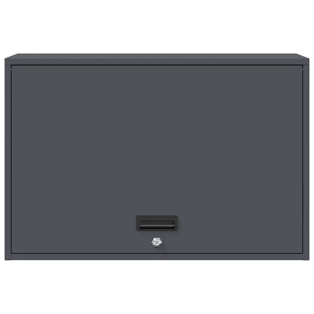 Armadio a muro per garage Antracite 80 x 40 x 53 cm