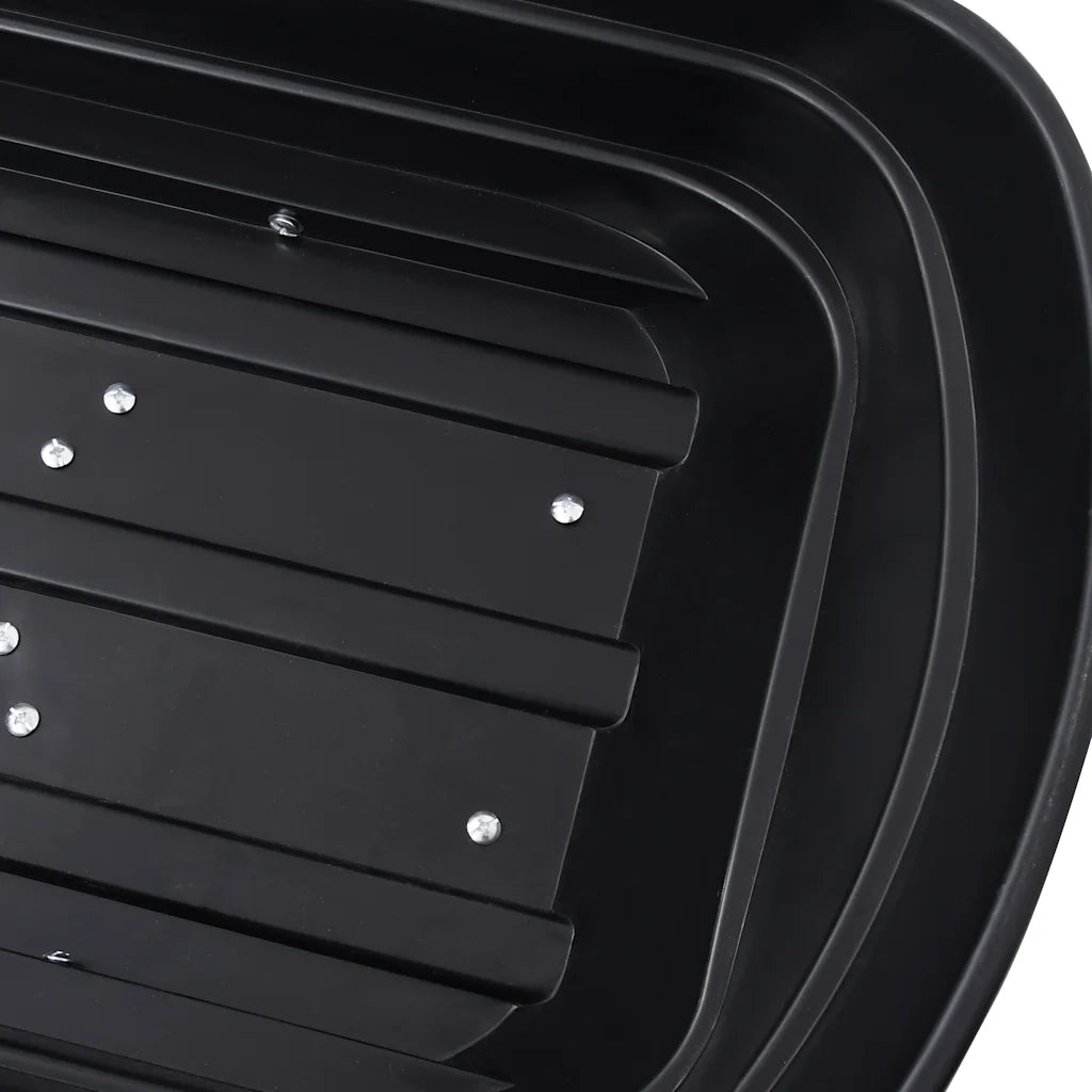 Carrello Manuale Ribaltabile da Giardino 300 kg 75 L Nero cod mxl 53652